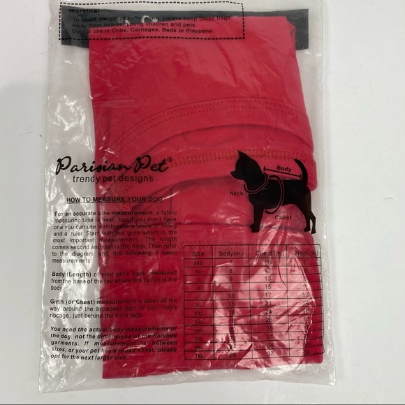 Parisian Pets XXL lifeguard on doody red & white - Picture 3 of 8